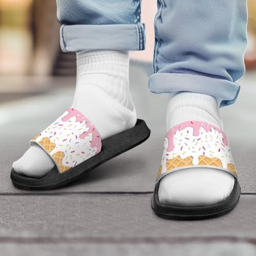Image of Slides for Boys Girls Quick Drying Kids Slides Sandals Non-Slip