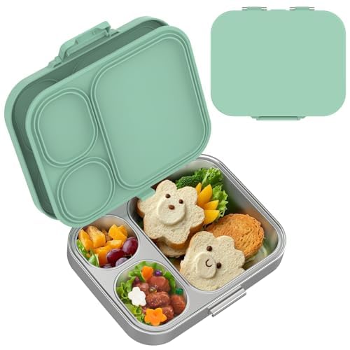 VITCOCO Bento Box in Acciaio Inossidabile PremiumScatole Lunch Box per