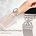 Getino Mesh Loop Compatible with Apple Watch Bands for Women 40mm 41mm 42mm 44mm 45mm 46mm 49mm 38mm Series 11 10 9 8 7 6 5 4 3 2 SE Ultra, Metal Stainless Steel Magnetic Strap iWatch Bands, Starlight