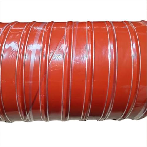 Tuyau de ventilation isolé silicone résistant à la chaleur pour échappement réglable 4m - 4