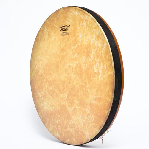 Seraj S10 Daf Erbane Rahmentrommel aus synthetischer Tierhaut, leicht, 650 g, mit weichem Gehäuse mit Nickelringen
