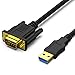 Produktbild BENFEI USB auf VGA Kabel, 1,8 m USB 3.0 auf VGA Adapter Kabel, 1080P kompatibel mit Computer, Desktop, Laptop, Ultrabook, Notebook mit Windows OS