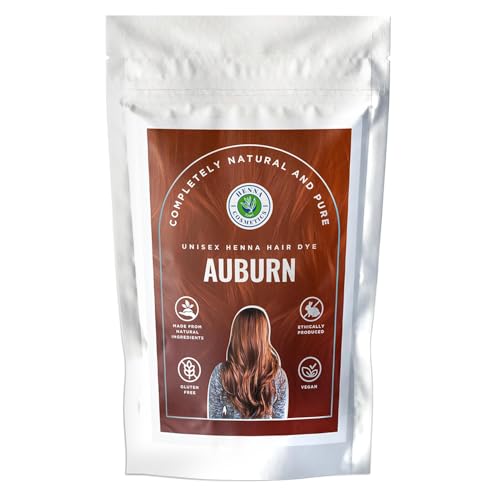 Tinte natural de henna para cabello color caoba 200g miniatura 1