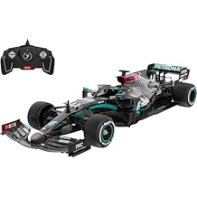 RASTAR 98500 1/18 Mercedes RC Car - Officially Licensed Mercedes-AMG F1 Remote Control Car for Play and Display - Ideal Gift for Kids - Black