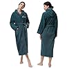 AW-BRIDAL-2Pcs-Hooded-Terry-Cloth-Robes-100-Cotton-Robe-Long-Towel-Robe-with-Pockets-Wedding-Engagement-Gifts-for-Couples AW BRIDAL 2Pcs Hooded Terry Cloth Robes 100% Cotton Robe Long Towel Robe with Pockets Wedding Engagement Gifts for Couples
