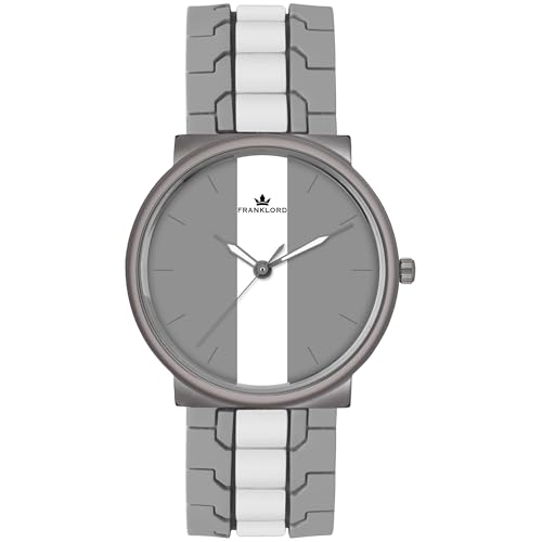 Franklord Triple H Sport Men’s Series Analog Watch with Luxury Premium Round Shape Grey Dial Smart Silicon Strap Perfect for Active Lifestyle Stylish Wristwatch for Sport Casual and Everyday Wear (B0CLVK2M3G) Amazon Price History, Amazon Price Tracker