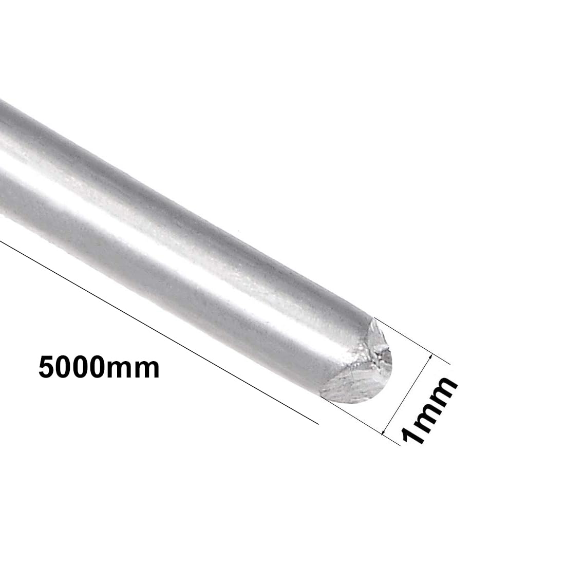 TOP-VIGOR 1mm 18AWG Heating Resistor Wire, 5M Wrapping Nichrome Resistance Wire for Heating Elements DIY Projects - Image 2