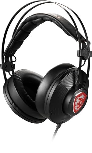 Boîte pour Casque de Jeu Noir MSI S37-21000A1-V33 au Design Robuste et Épuré