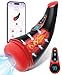 Produktbild Masturbieren für Männer mit APP, Sex Spielzeug für die Männer mit 9 Saugmodus und 9 Vibrationsmodi, Elektrischer Masturbator 3D Realistische Liner Heizung, LCD Display Taschenmuschi Vibratorensets