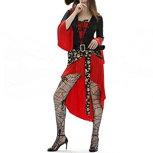 Image of 2 Pairs Fishnet Stockings for Women Fishnet Pantyhose Halloween High Waist Tights with Lace Spider Web Skull Pattern
