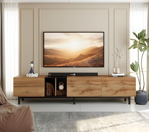 Virubi Modern 76.8" TV Stand for TVs Up to 80",
