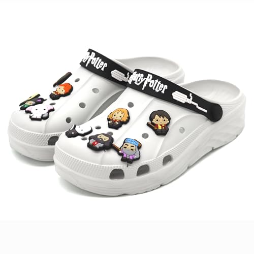Image of SVAAR x Harry Potter Men's Magical Clogs with 10 Authentic Harry Potter Charms Included and Adjustable Back Strap