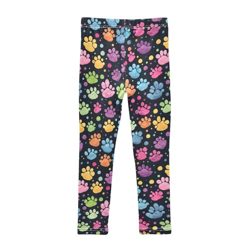 Girls' Leggings Cute Paw Prints Kids Yoga Tights Pants 1 Pack 208522252