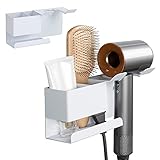 Warminn Hair Dryer Holder Blow Dryer Holder Wall Mounted Bedroom & Bathroom Hair Styling Care Tool...