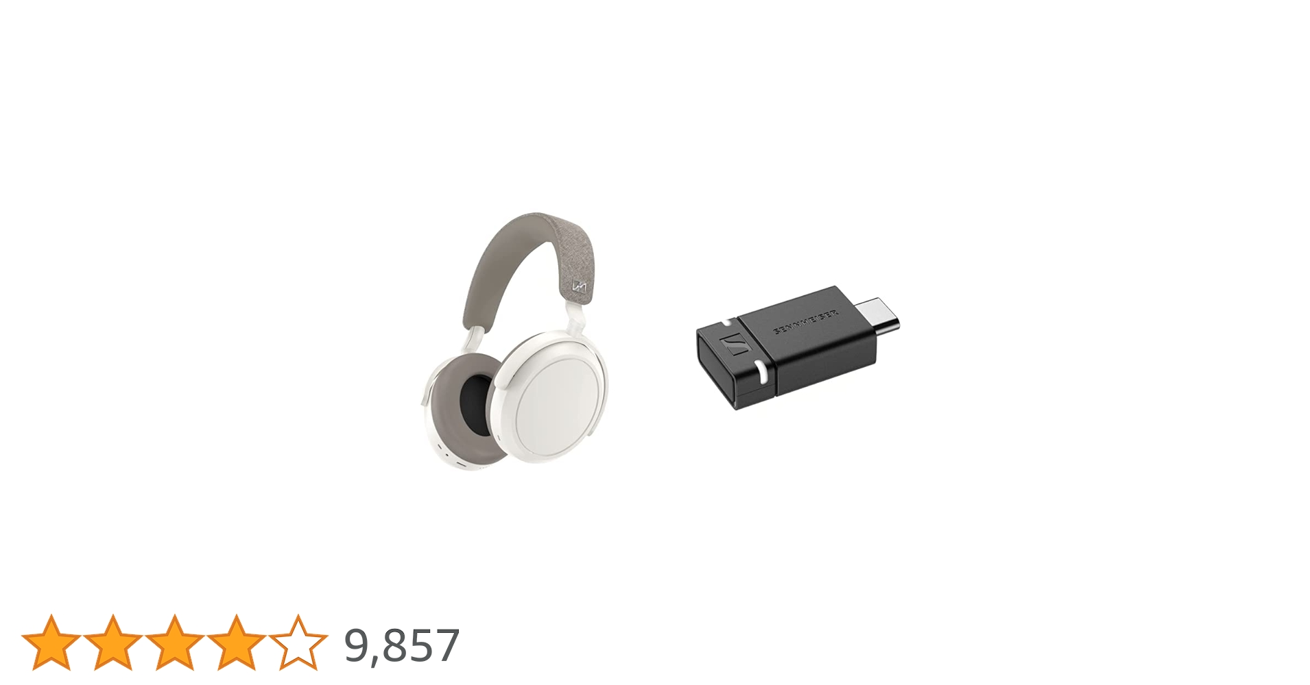 SENNHEISER MOMENTUM4 ホワイト +BTD600 Amazon.co.jp: ゼンハイザー Sennheiser ワイヤレスヘッドホン