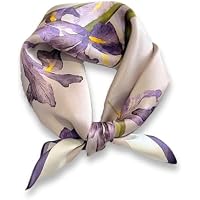 PoeticEHome Bufanda de seda de morera 100% pura para mujer,