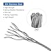MECCANIXITY 197Ft(60M) Wire Rope 304 Stainless Steel Cable 1/16