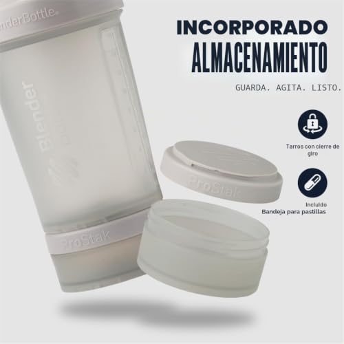 Miniatura 2 de Blender Bottle 847280068210 Bottle, Unisex-Adult, Smoke Grey, 22-Ounce