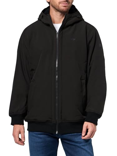 Image of DOCKERS Men's Softshell Sherpa Lined Bomber Jacket (Standard and Big & Tall)