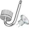 Bssowe Diffusore Acquario, Diffusore CO2, Diffusore CO2 Acquario, Atomizzatore Acquario, Acquario Diffusore Atomizzatore, Atomizzatore CO2 Acquario, per Impianto Acquario, Argento