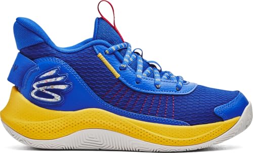 Under Armour Big Kids Grade School Curry 3Z7 Basketball Shoes 3026623 (Blue/White/White, US Footwear Size System, Big Kid, Numeric, Medium, 6)3