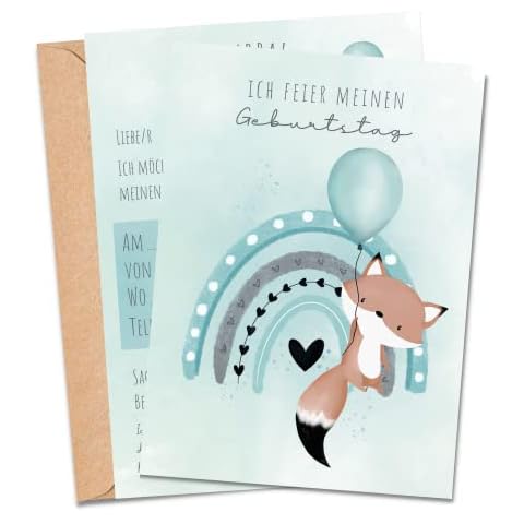 MeinBaby123 Cartes d'invitation anniversaire Cover