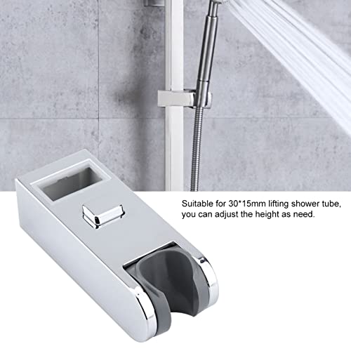 LiebeWH Adjustable Shower Head Holder Hand Shower Slide Bracket Square Height Shower Slider Bar Chrome for Bathroom - Image 4