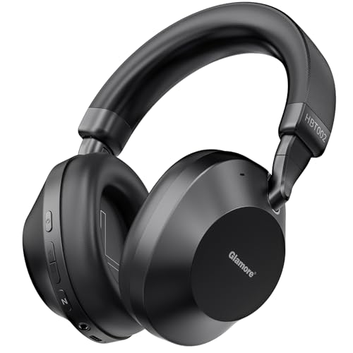 Glamore Bluetooth Headphones Wireless, Over Ear Active Noise Canc...