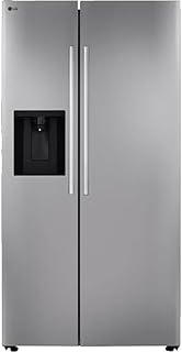 LG 27 cu. ft. Side-by-Side Standard Depth Slim in Door Ice and Water Dispenser in PrintProof Stainless Steel Wi-Fi Enabled LS27T3230S