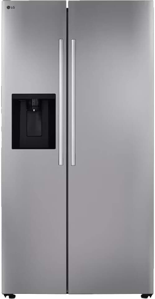 LG 27 cu. ft. Side-by-Side Standard Depth Slim in Door Ice and Water Dispenser in PrintProof Stainless Steel Wi-Fi Enabled LS27T3230S