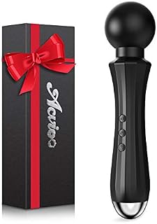 Upgraded Personal Wand Massager for Women Mini Whisper Quiet USB Magnetic Rechargeable Electric