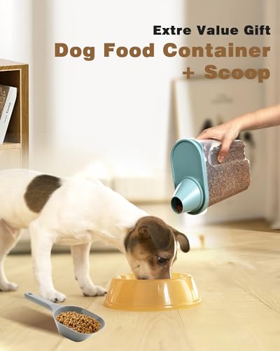 30Lbs-Dog-Food-Storage-Container-Collapsible-Dog-Food-Container-with-Airtight-Lids-Scoop-and-25L-Small-Pet-Food-Storage-Container-Dry-Food-For-Dog-Cat-and-Other-Pet-Food-Khaki - Cucciolini Doodles 30Lbs-Dog-Food-Storage-Container-Collapsible-Dog-Food-Container-with-Airtight-Lids-Scoop-and-25L-Small-Pet-Food-Storage-Container-Dry-Food-For-Dog-Cat-and-Other-Pet-Food-Khaki