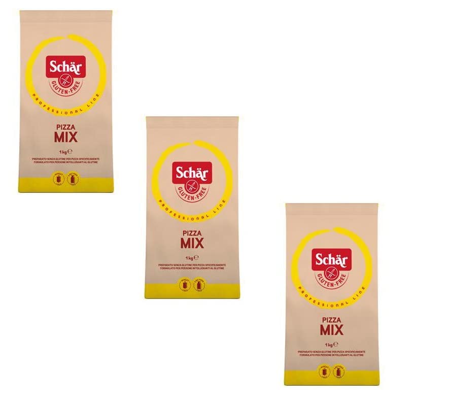 Schar Farina Pizza Mix Mix Harina sin gluten Pizza Mezcla para pizza sin gluten 1 kg