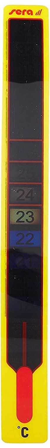 sera Termómetro digital: termómetro digital adhesivo especialmente atractivo para acuarios, terrarios y otros usos.