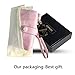 TOPKULL Bifold Small Rfid Soft Leather Ladies Trifold Wallets Billfolds Mini Wristlet Clutch Cute Zipper Coin Purse with Wrist Strap (Pink)