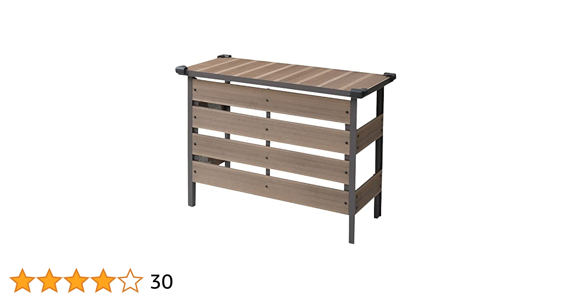 未開封　山善 YAMAZEN エアコン室外機カバー 人工木 MWAC-100 dショッピング |エアコン室外機カバー 人工木 MWAC-100 エアコン