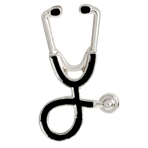 Spilla Stetoscopio accessorio bijoux Argento