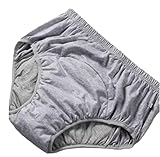 BLUEZY Baumwolle Auslaufsichere Inkontinenz Unterwäsche Für Ältere Männer Nach Chirurgischen Eingriffen Urinkapazität Waschbar Inkontinenz Unterwäsche für Herren B,XXL
