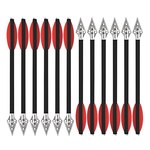 SHARROW 7 Zoll Carbon Armbrustpfeile Rot