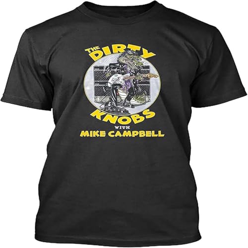 XUTSE Best Mike Campbell & The Dirty Knobs American O-Neck Unisex Short Sleeve T-Shirt Black XXL