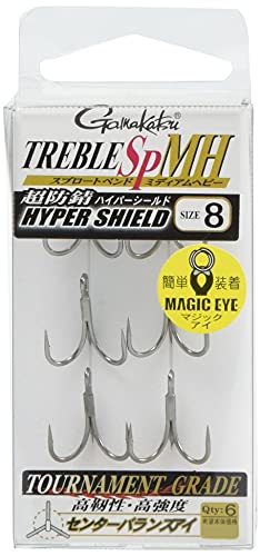 Gamakatsu SP-MH Treble Hook, Rose, Treble #8