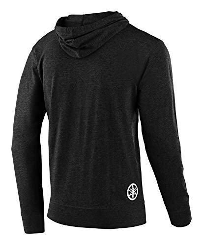 Troy Lee Designs - TLD Yamaha Checkers Pullover Hoodie; Gunmetal Heather LG2