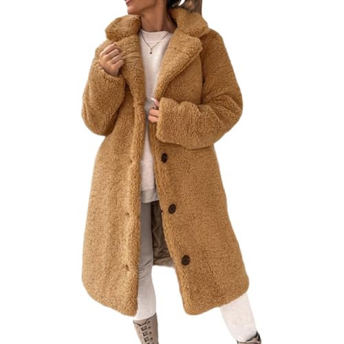 Kappa fuskpäls dam fuzzy varm vinter lång pälsjackor kofta ytterkläder Elegant överrock