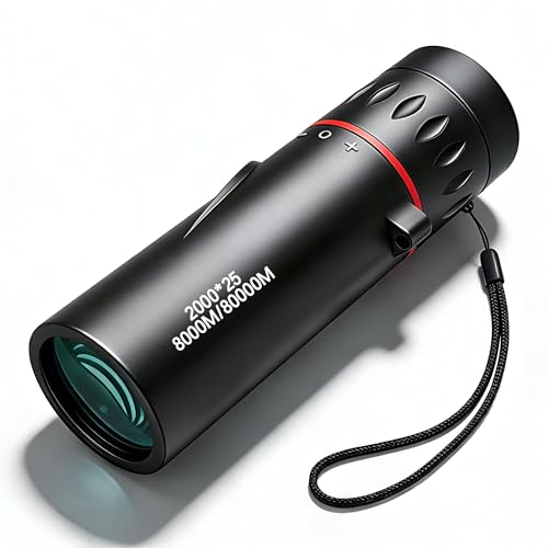 Mini Monocular Telescope, 25X High Definition HD with Multilayer Coating, Waterproof & Compact Design for Adults & Kids, for Hiking, Bird Watching, Concert, Travel and Outdoor Observation by CLNXMT - Used condition - US$8.99