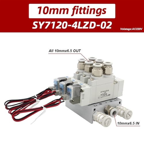 Électrovanne SMC Type SY7120 commande électronique 10mm pour régulation haute précision - 3