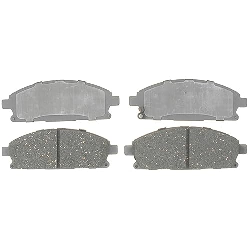 ACDelco Silver 14D855C Ceramic Front Disc Brake Pad Set with Wear Sensor