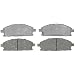 ACDelco 14D855C Advantage Ceramic Front Disc Brake Pad Set with Wear Sensor