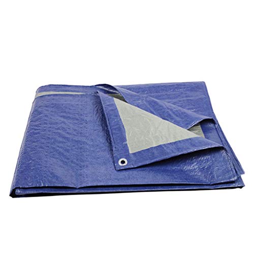 Preisvergleich Produktbild LOFAMI Garten Gartenarbeit Abdeckplanen Abdeckplane Staubdicht Wasserdicht Dicken Blauen Schatten Tuch Im Freien Pool Matte Shade Sails Abdeckplanen (Größe : 3 * 4m)