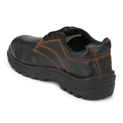 Image of Steel Toe Safety Shoe for Men, PVC, Black, MX-LOW-7STAR