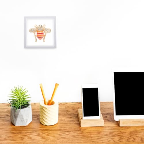 Caja decorativa exhibidora 3D para joyas 7.09x7.09x0.79 pulg miniatura 4